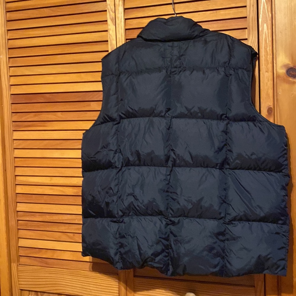 Lands End Nice Man Vest With Knobs Button Front On - image 4